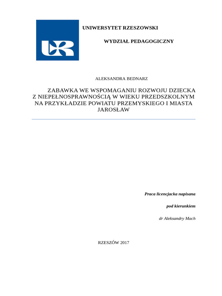 praca-licencjacka-aleksandra-bednarz-pdf