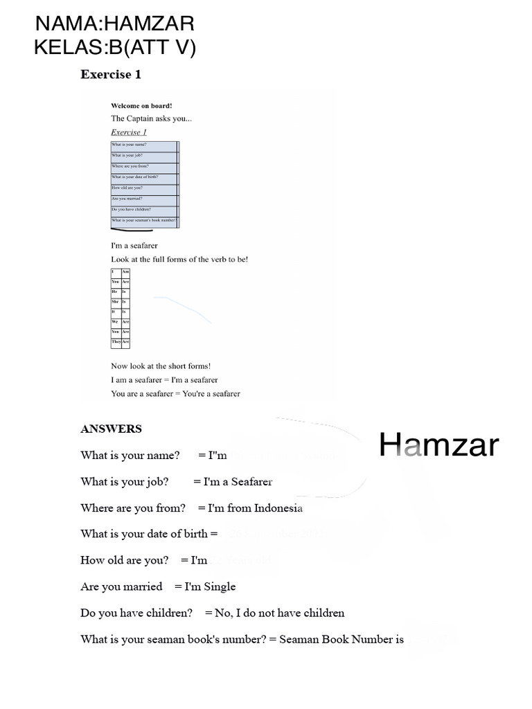 Hamzar - Att V B | PDF