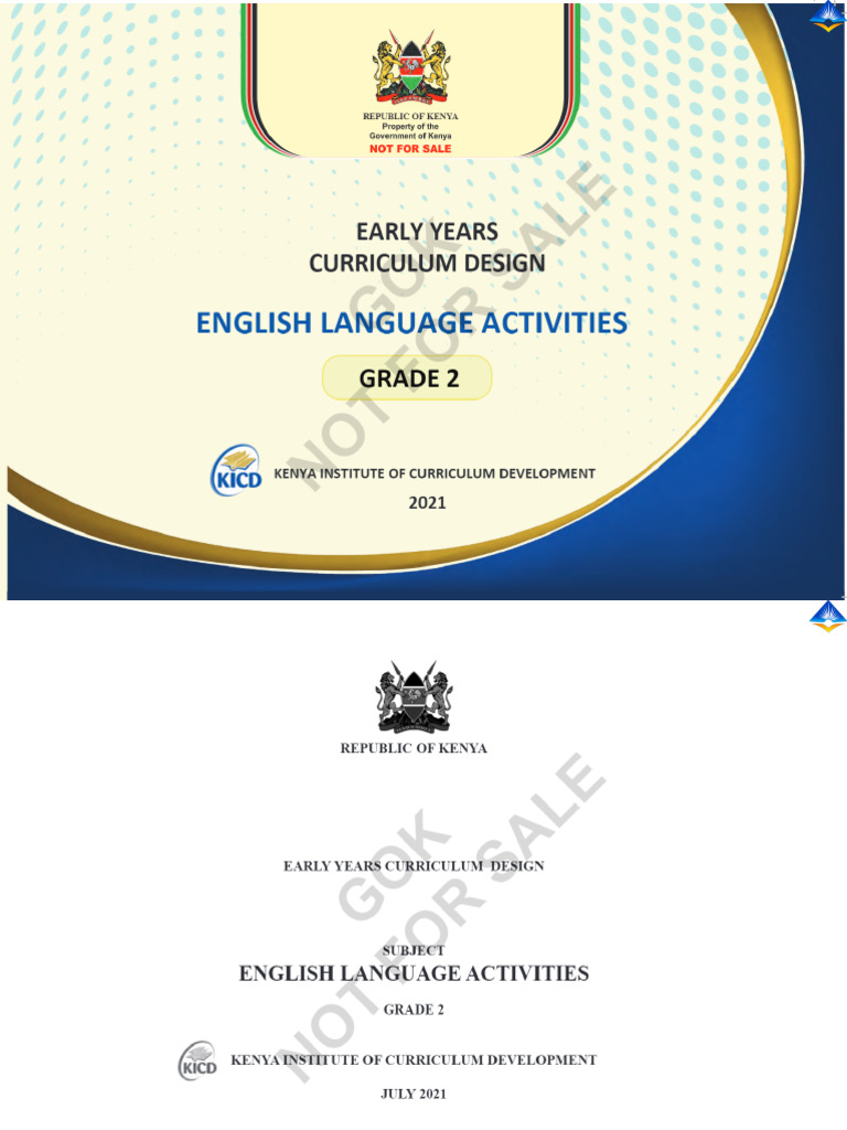 English Grade 2 Designs 2022 | PDF
