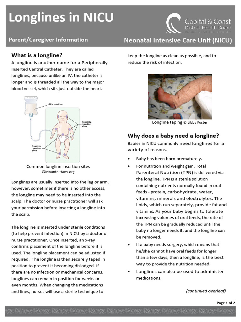 1.100738 Longlines in NICU | PDF | Neonatal Intensive Care Unit ...