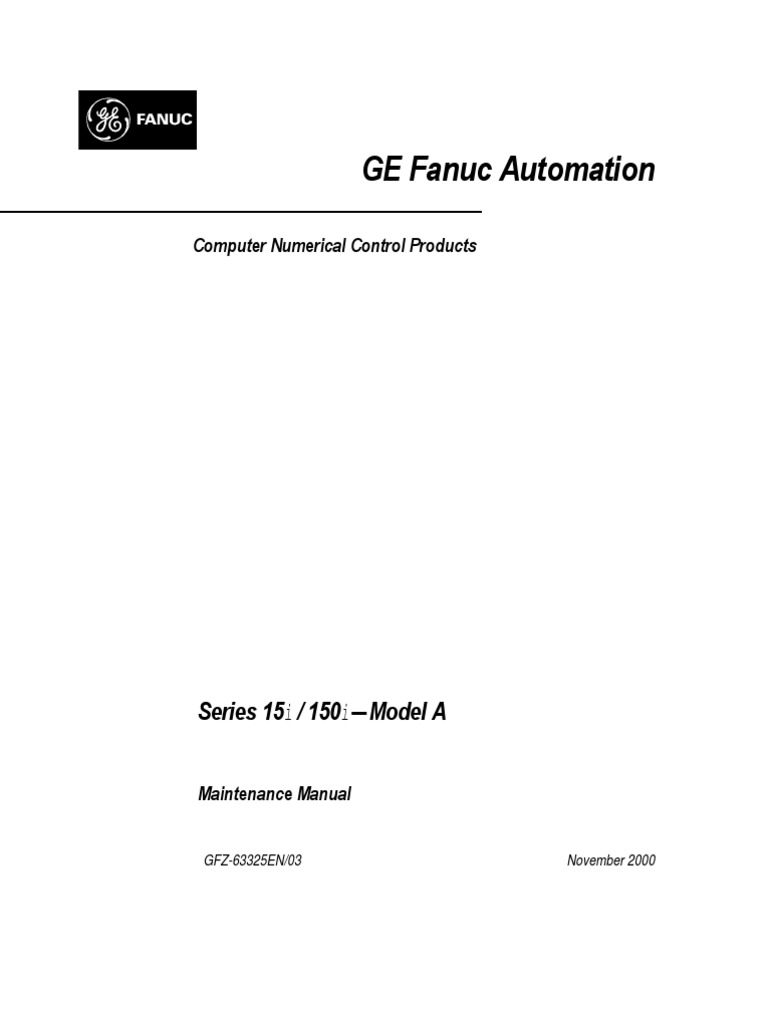 GE Fanuc CNC Manual | PDF | Numerical Control | Automation