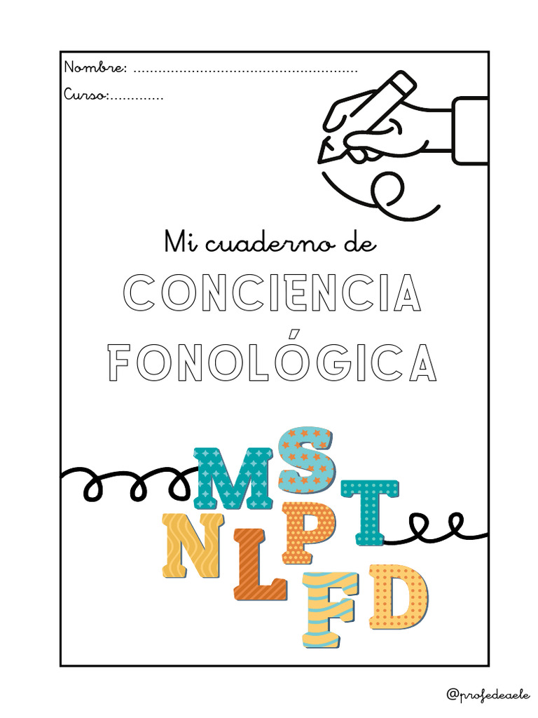 Cuaderno de Conciencia Fonológica | PDF