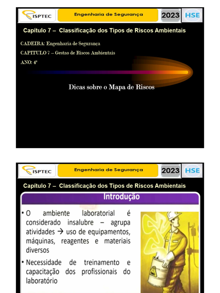ES-Capitulo VII-CP Mapa de Riscos | PDF | Máquinas | Mapa