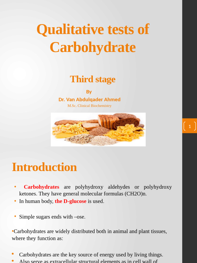 Carbohydrate Testing Guide | PDF | Carbohydrates | Biomolecules