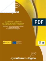 DIRECTORIO DE EMPRESAS ECOLÓGICAS DE ALIMENTACIÓN con datos de contacto (Ministerio de Agricultura. 2012. 97 págs. PDF)