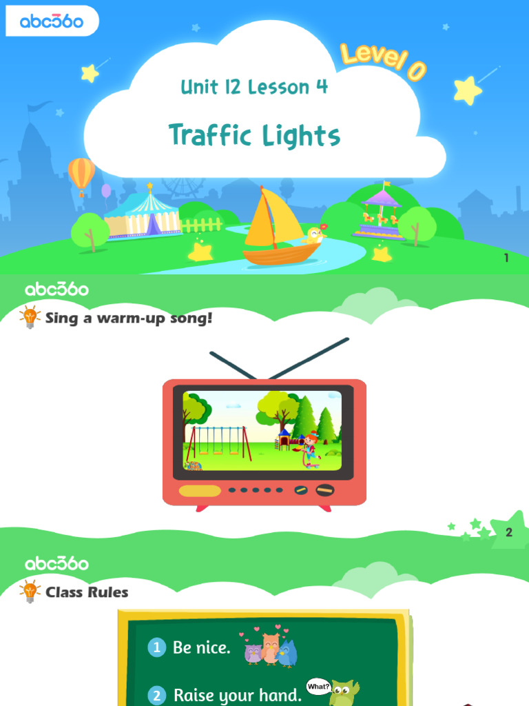 Classroom Traffic Light Rules | PDF