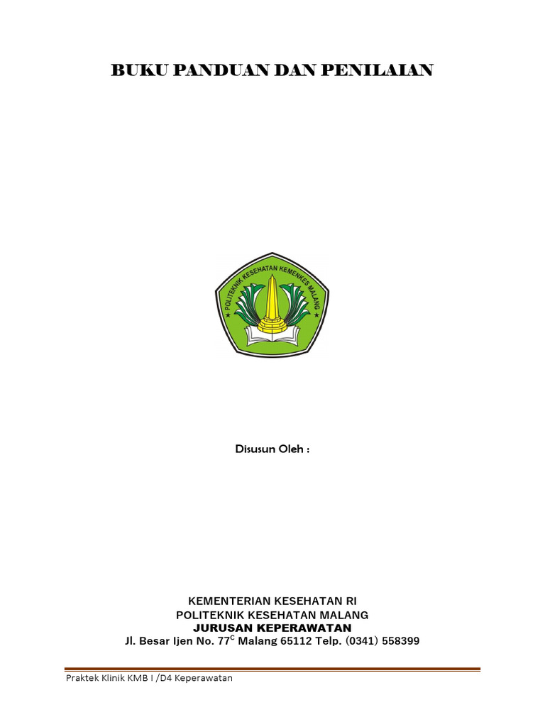 Panduan Praktik Klinik KMB I Keperawatan | PDF