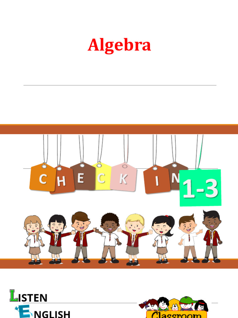 Grade 10 - Mathematics - WK04 - Algebra | PDF