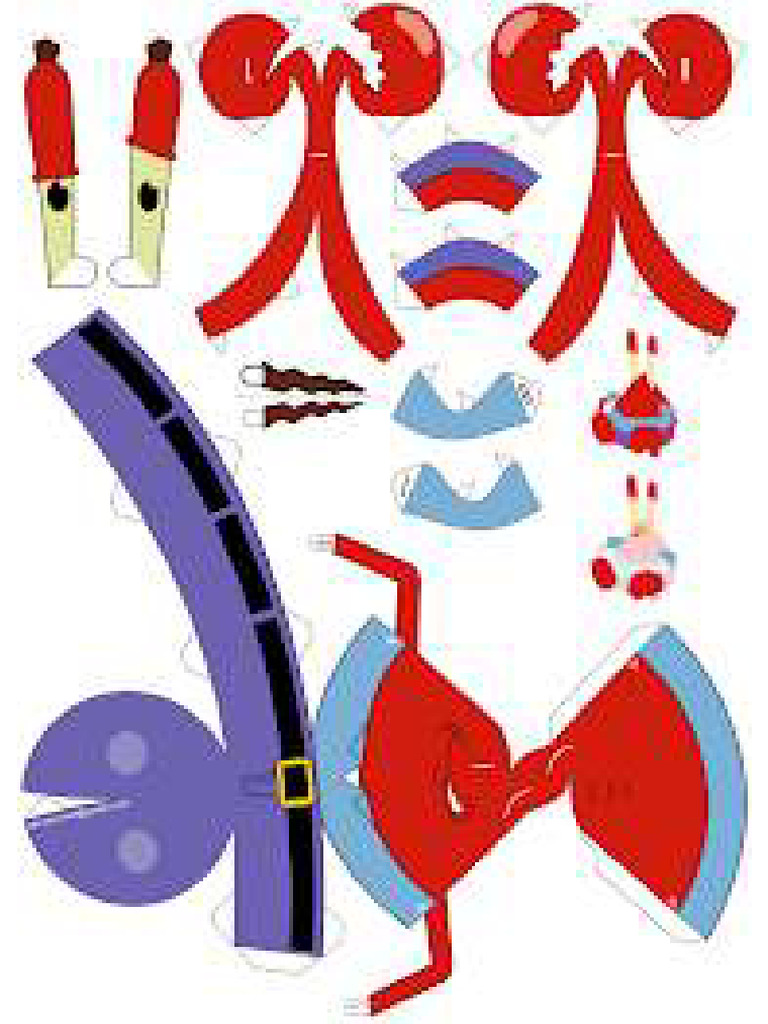 MR Krabs Papercraft Instructions | PDF