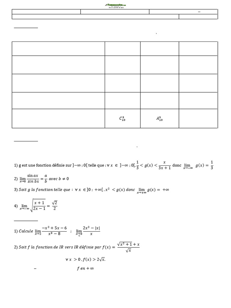 Correction DM Maths 6ème | PDF
