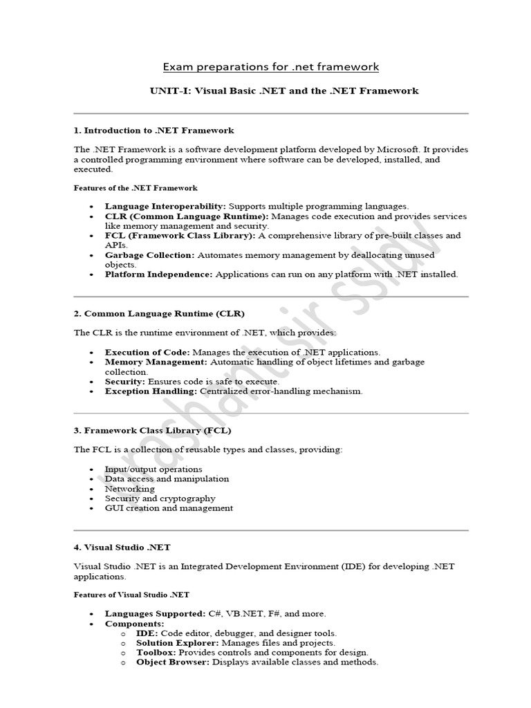 Vb net notes all units pdf method computer programming class