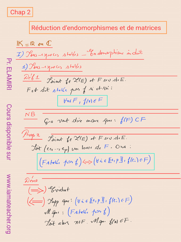 Cours Réduction | PDF