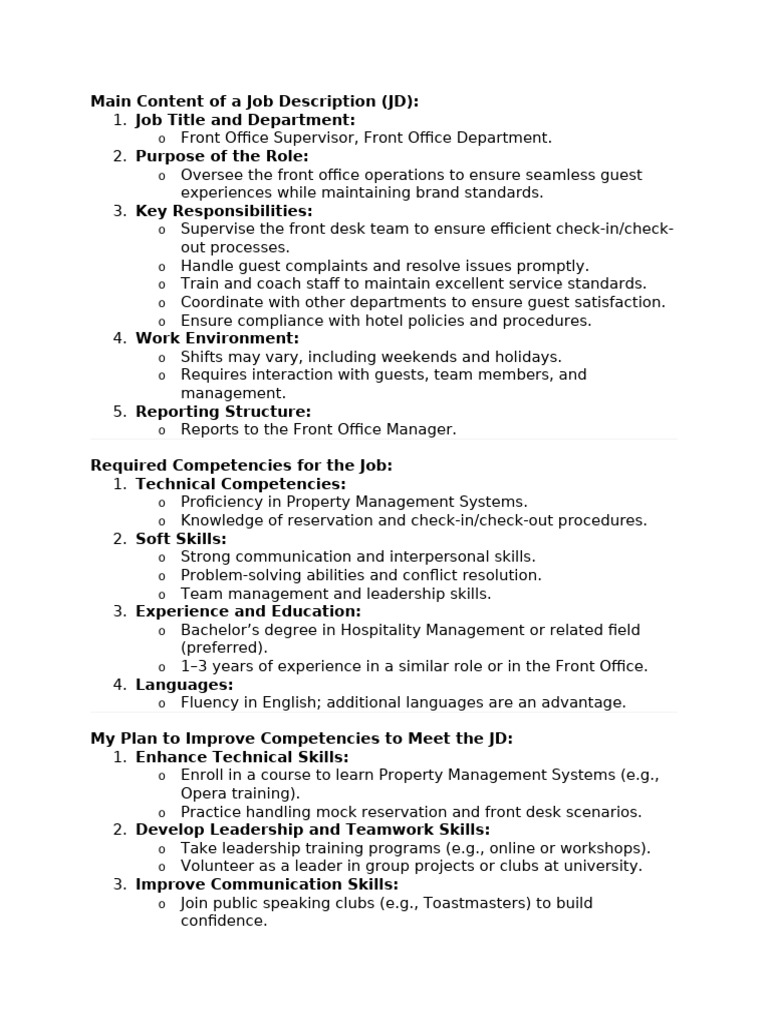 jD | PDF | Skill | Leadership