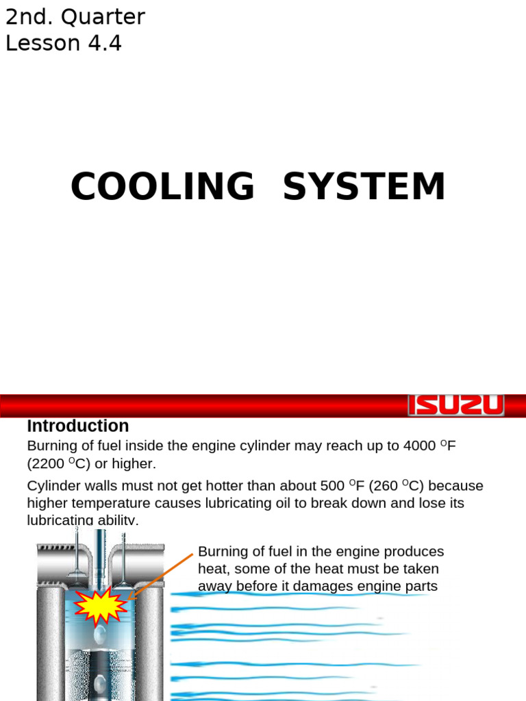 Info. Sheet 4.4 Cooling System | PDF | Radiator | Applied And ...