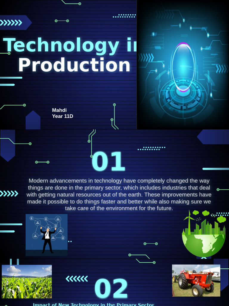 Impact of Technology in Production Sectors | PDF | Agriculture ...