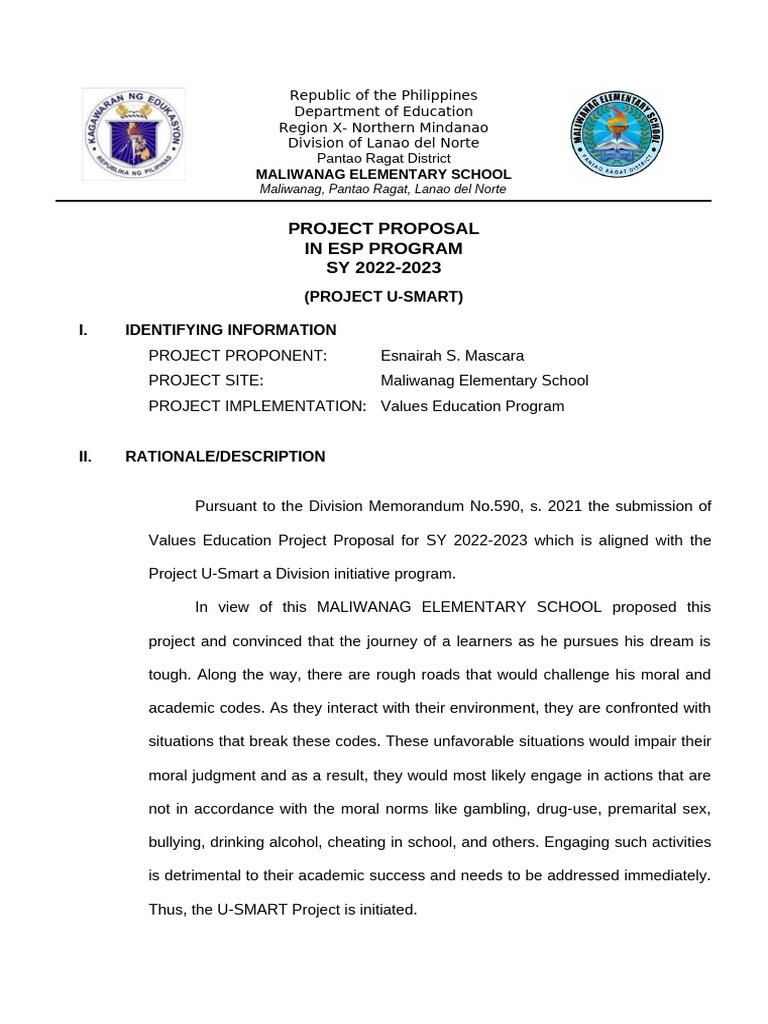 Project U Smart Proposal | PDF | Behavior Modification