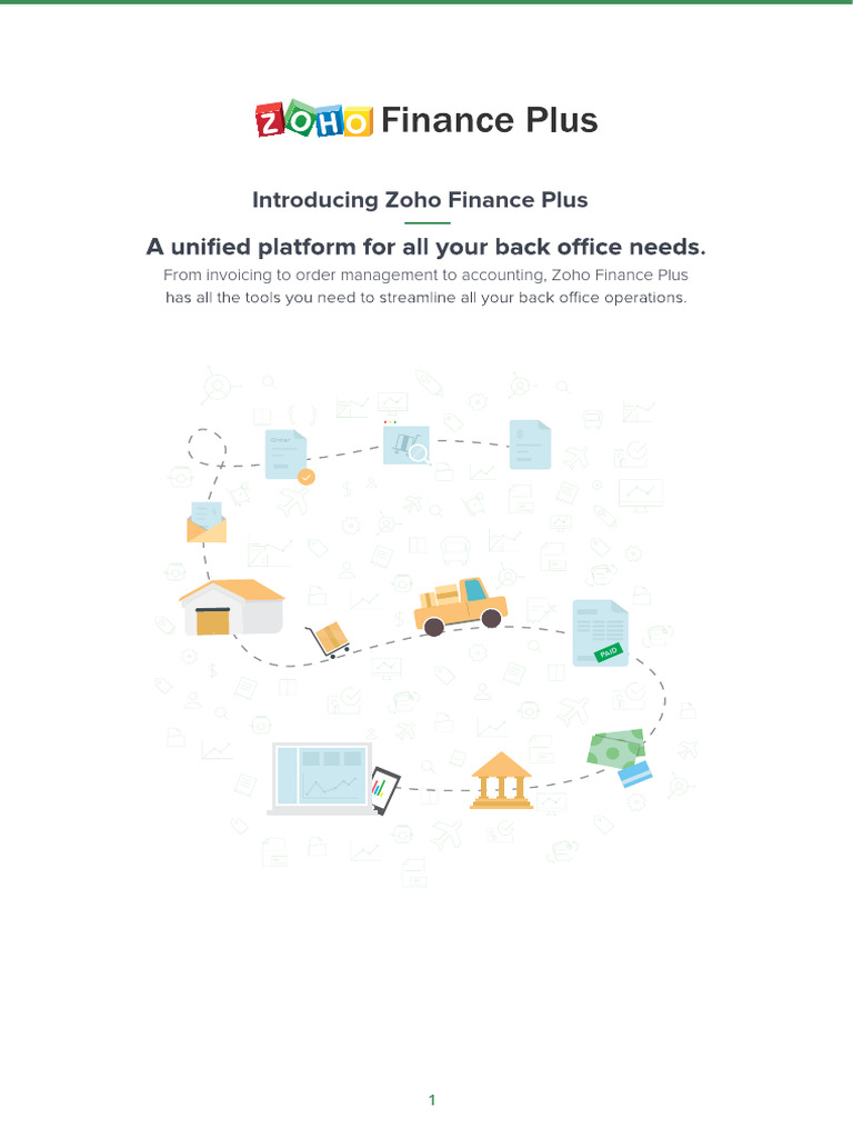 Zoho Finance Plus for Businesses | PDF | Payments