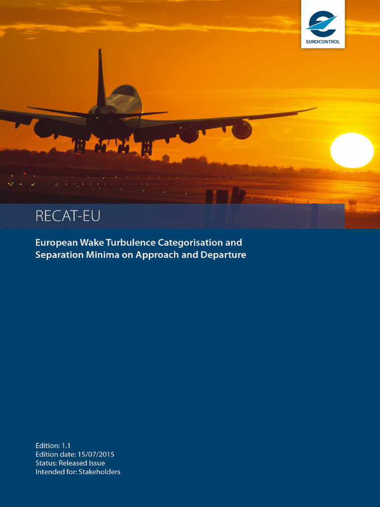 RECAT-EU Wake Turbulence Guidelines | PDF | Aviation