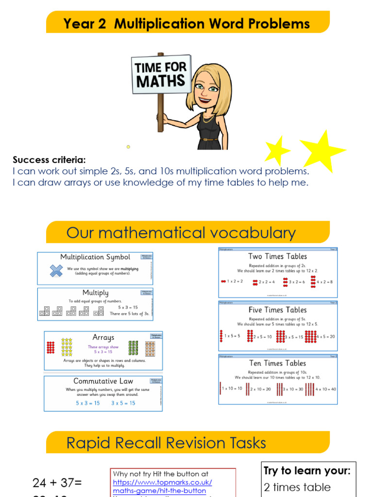 Multiplication One Step Word Problems 11.02.21 | PDF