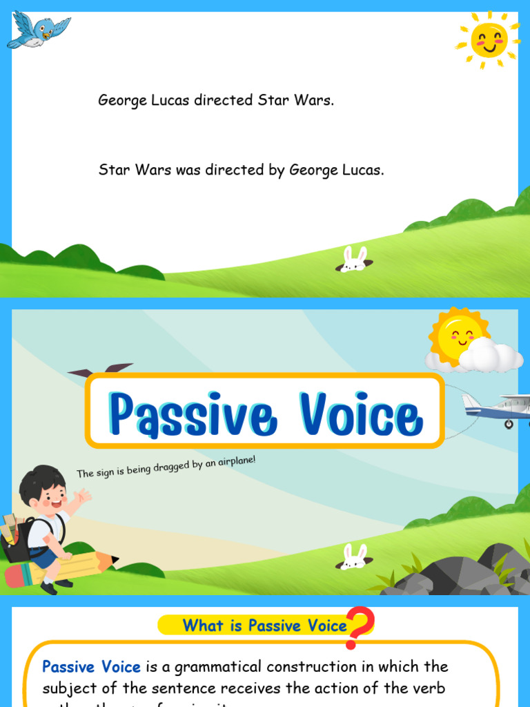 Passive Voice Pdf Pdf Verb Subject Grammar