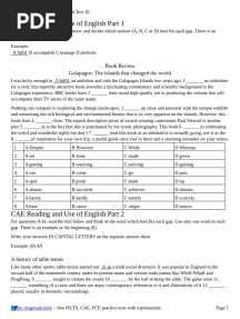 CAE Test 10 Reading and Use of English
