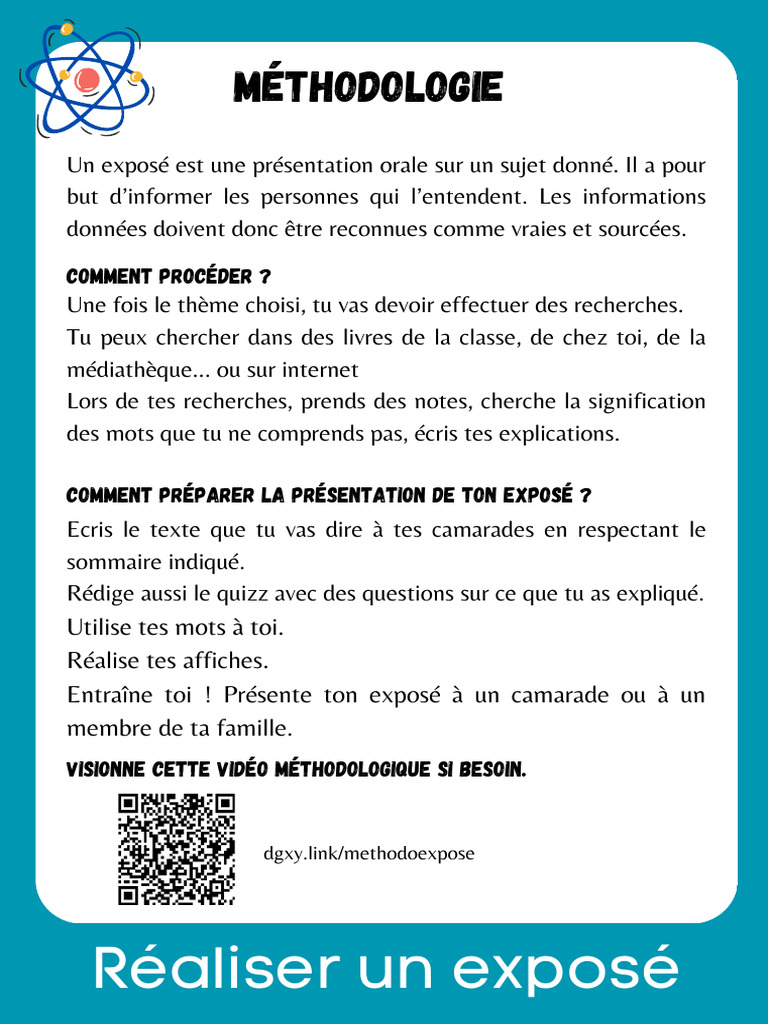 Guide pour réaliser un exposé efficace PDF — free download