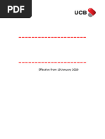 EBL Schedule of Charges 2024 | PDF | Banks | Fee