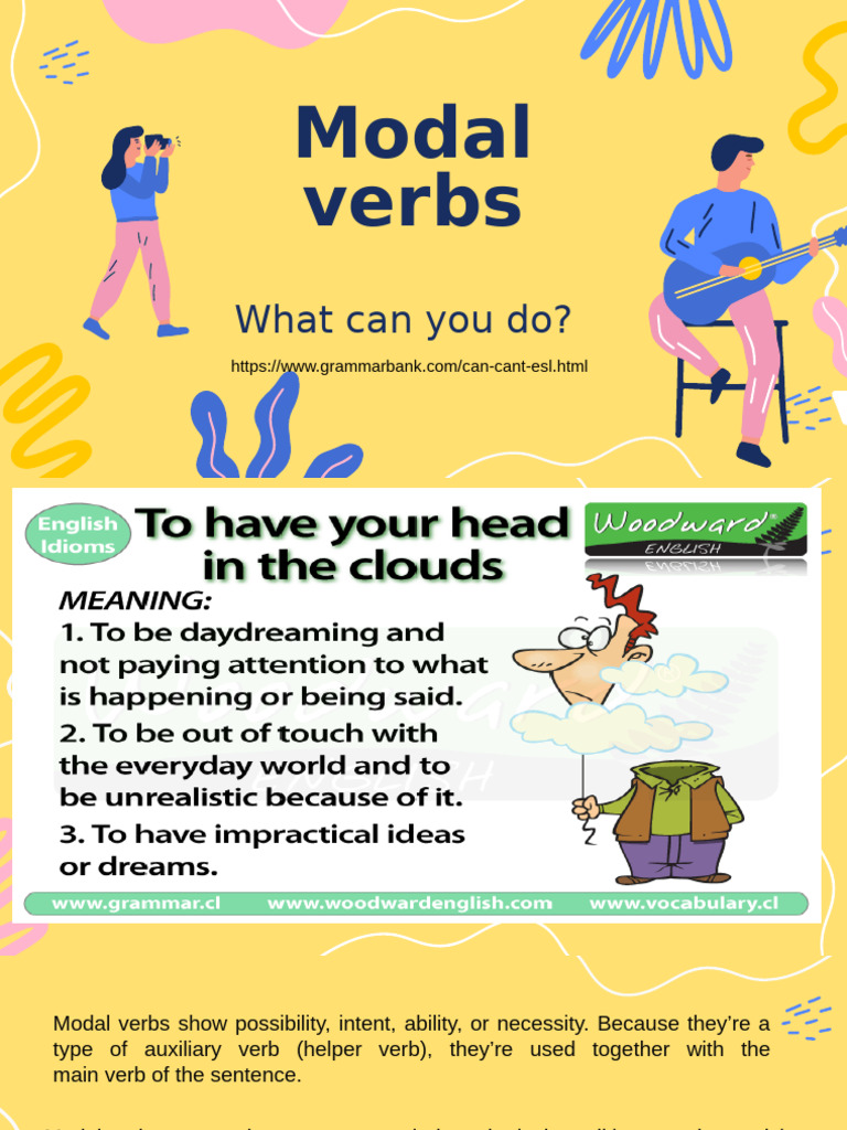 Can Cannot Pdf Verb Grammar