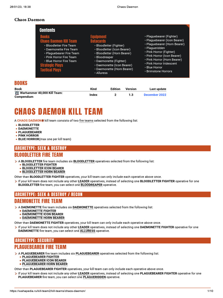 Chaos Daemon | PDF