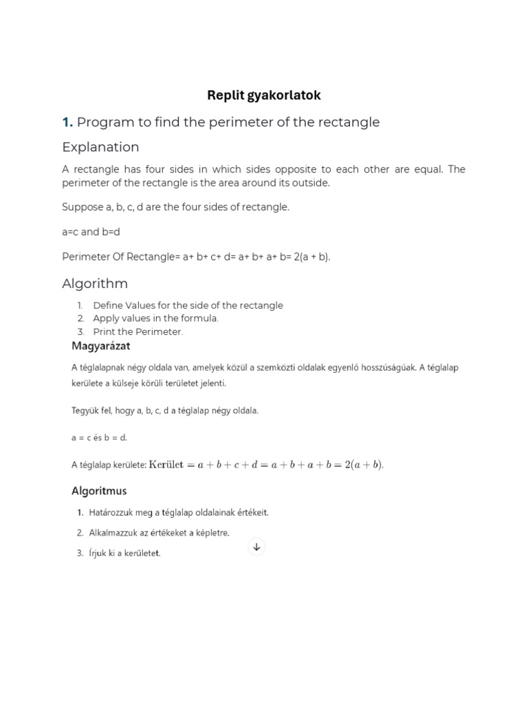 Replit Exercises1 | PDF