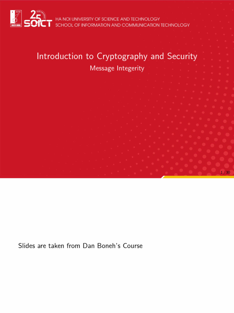 Understanding Message Authentication Codes | PDF | Cryptography ...