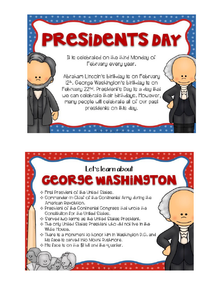 14 Presidents Day | PDF