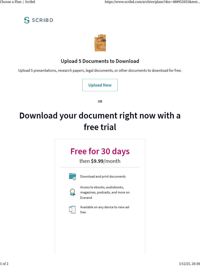 Upload Documents for Free Downloads | PDF