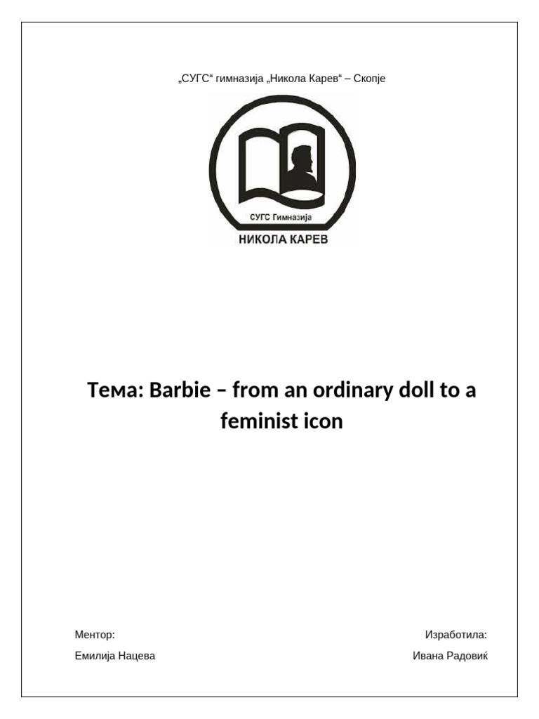 Barbie Final Pdf Barbie