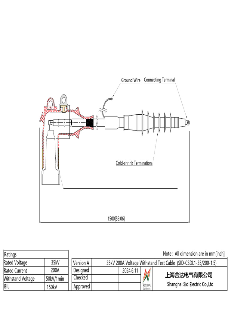 35kV 200A Loadbreak Bushing Specs | PDF
