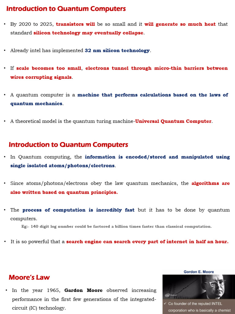 Quantum Computing Basics and Qubits | PDF | Matrix (Mathematics ...