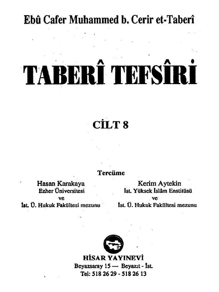 İmam Taberi - Mülk Suresi Türkçe | PDF