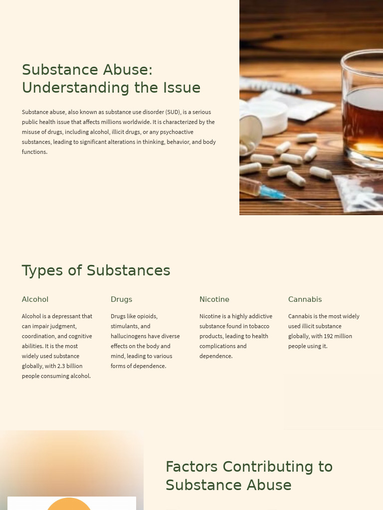 Substance Abuse Understanding The Issue | PDF | Substance Abuse ...