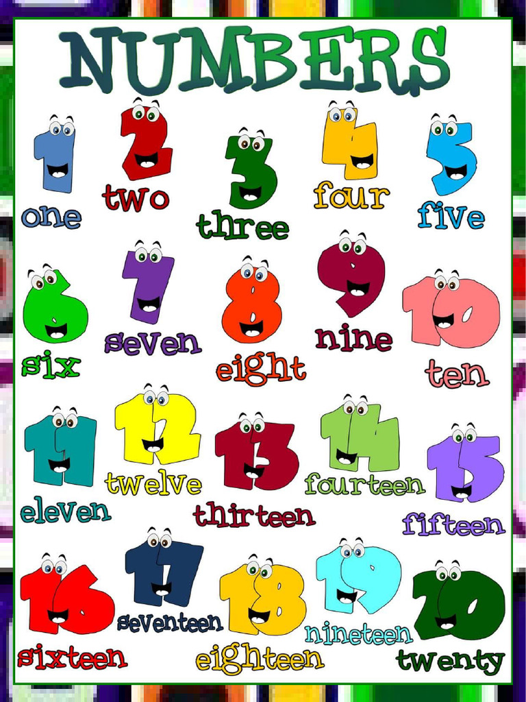 Numere Poster. Numbers 120 | PDF