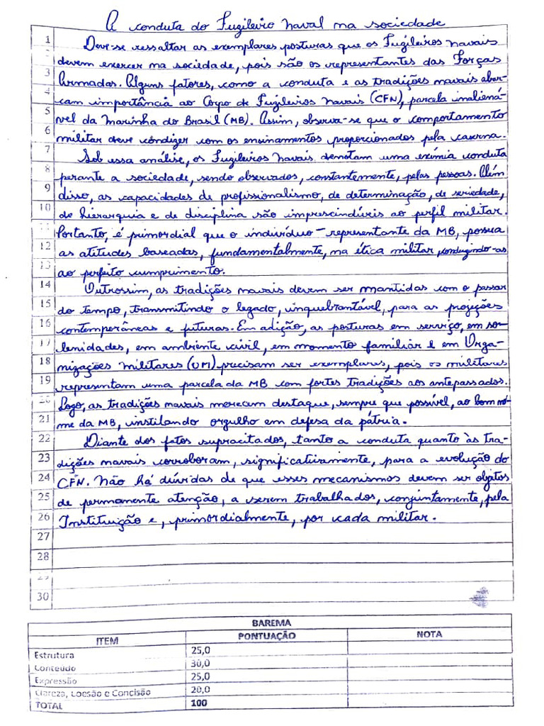 Redação Modelo 1 | PDF