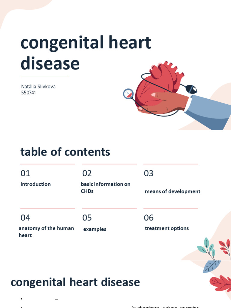 Understanding Congenital Heart Disease | PDF | Congenital Heart Defect ...