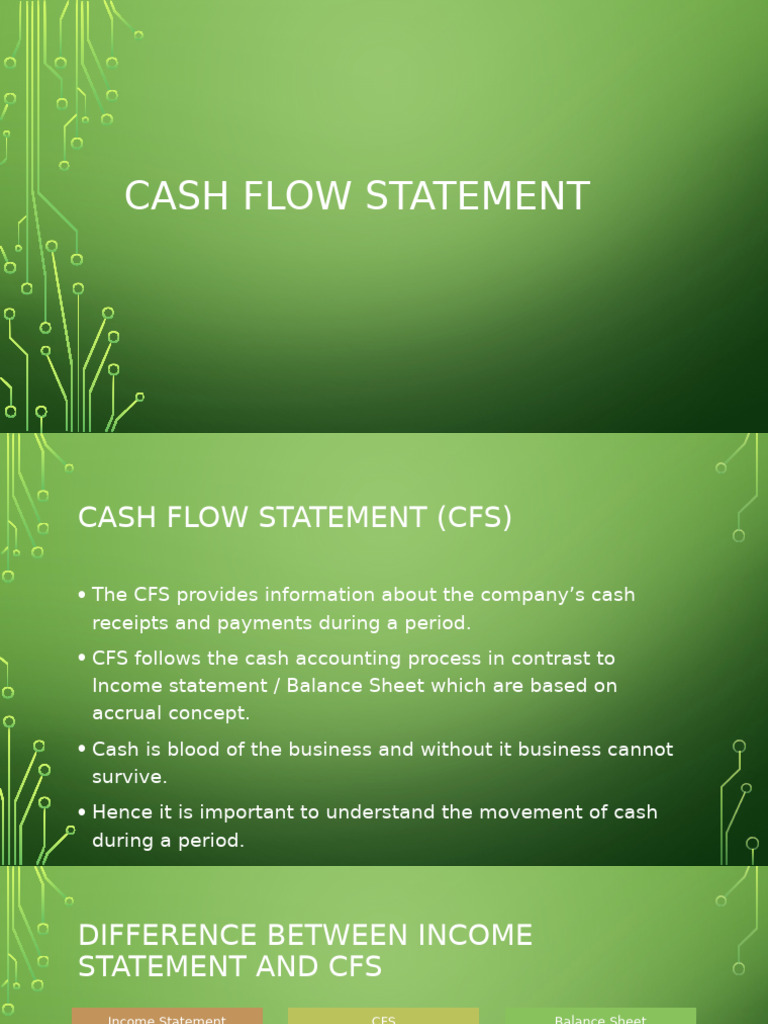 Understanding Cash Flow Statements | PDF | Equity (Finance) | Expense