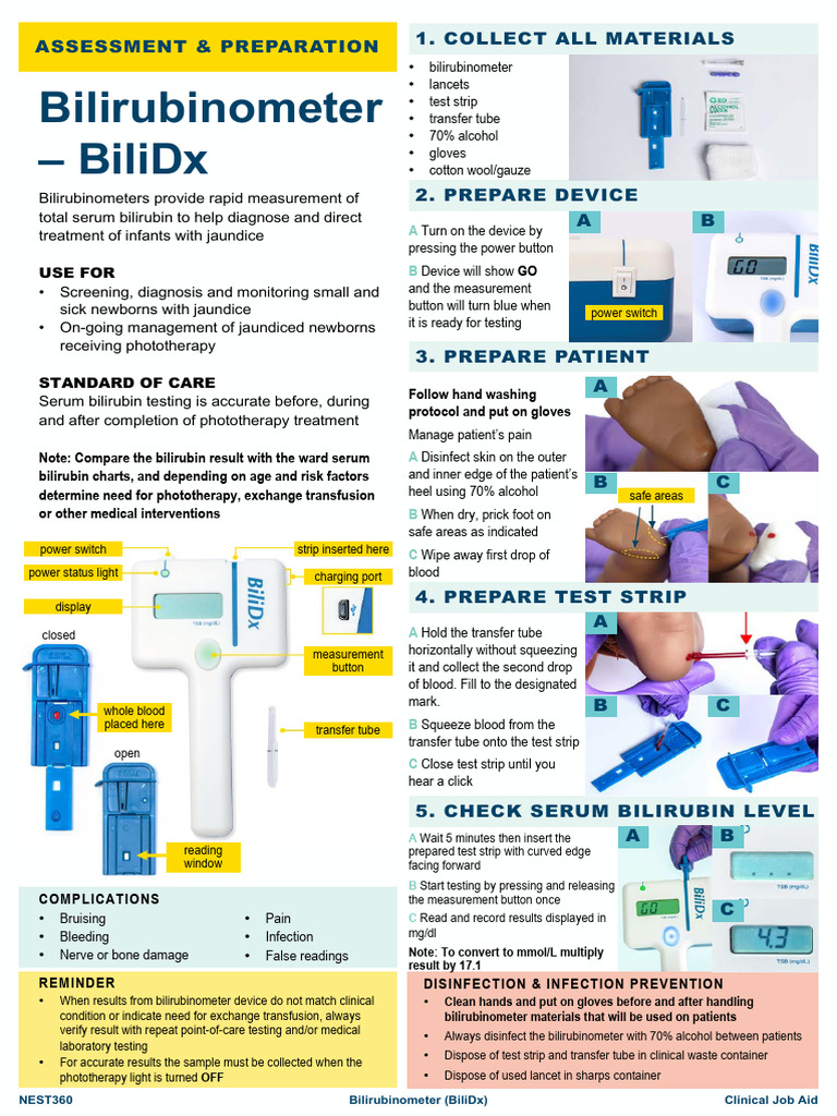 Bilirubinometer Guide for Clinicians | PDF | Blood Plasma | Clinical ...