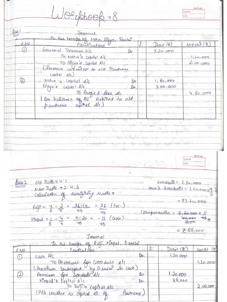Solution of Workbook - 8 Ch-3 | PDF