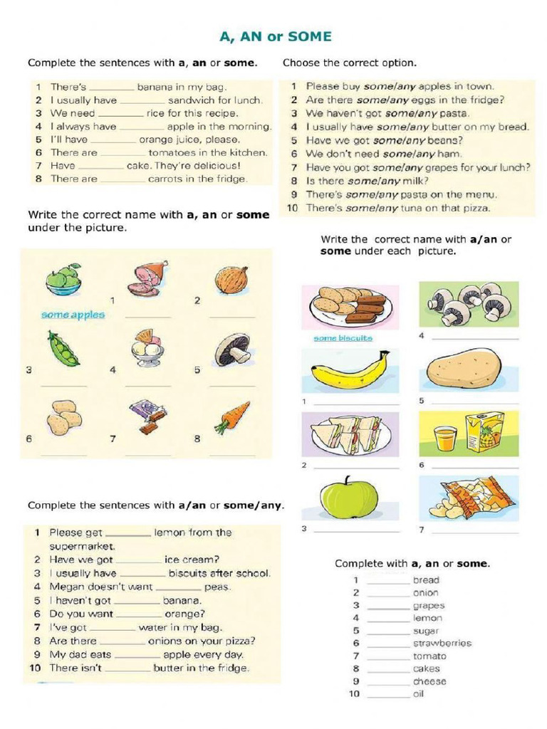 English Worksheets | PDF
