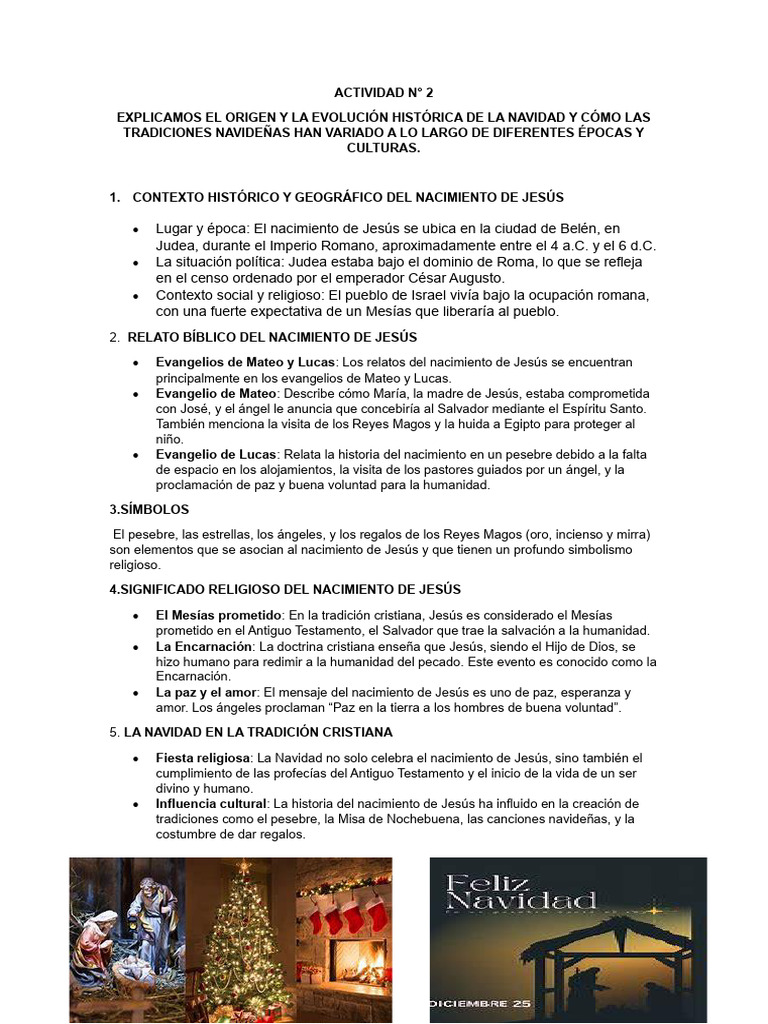 Actividad 2-Uni-8-24 | PDF | Natividad De Jesus | Navidad