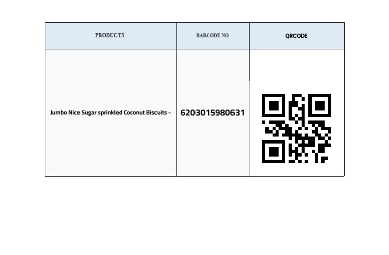 Barcode - Sheet1 | PDF