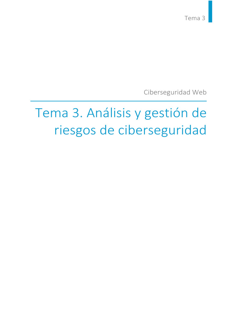 Análisis de Riesgos en Ciberseguridad | PDF | La seguridad informática ...