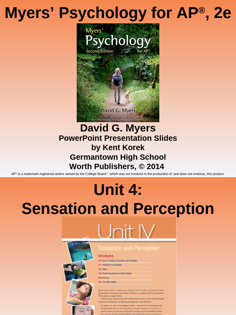 Sensation & Perception Lecture Notes | PDF | Ear | Eye