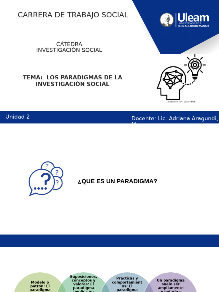 Paradigmas de La Investigacion Social | PDF | Paradigma | Teoría